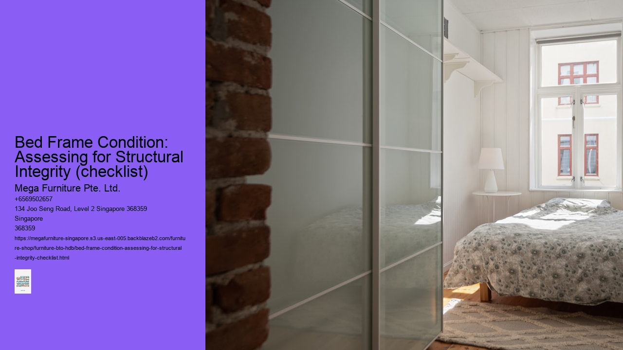 Bed Frame Condition: Assessing for Structural Integrity (checklist)