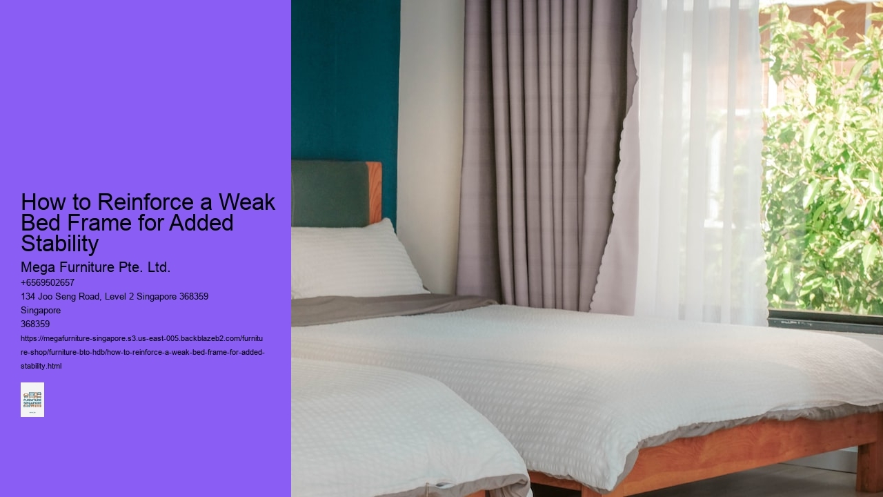 How to Reinforce a Weak Bed Frame for Added Stability