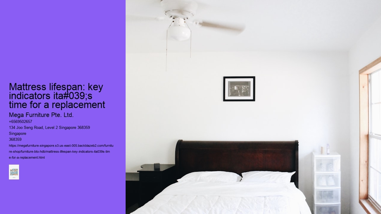 Mattress lifespan: key indicators ita#039;s time for a replacement