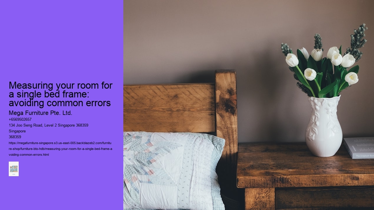 Measuring your room for a single bed frame: avoiding common errors