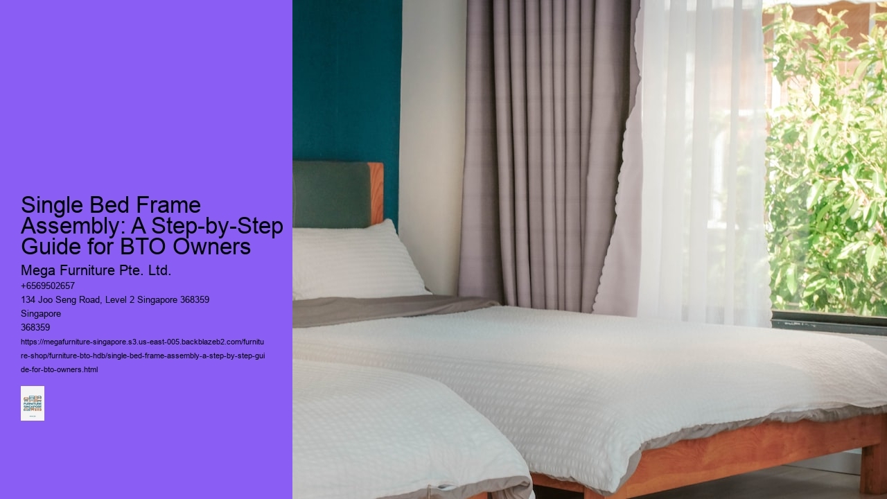 Single Bed Frame Assembly: A Step-by-Step Guide for BTO Owners