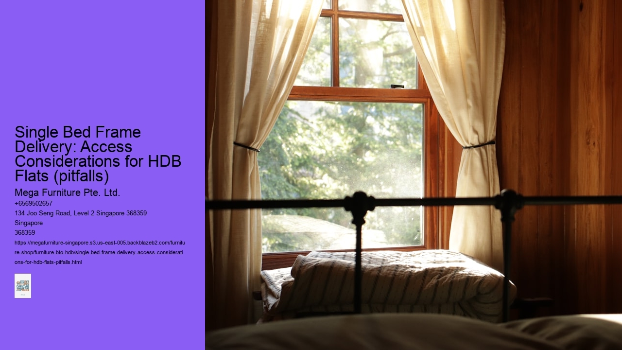 Single Bed Frame Delivery: Access Considerations for HDB Flats (pitfalls)