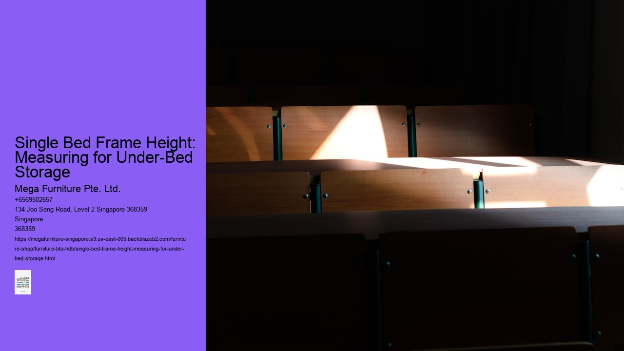 Single Bed Frame Height: Measuring for Under-Bed Storage
