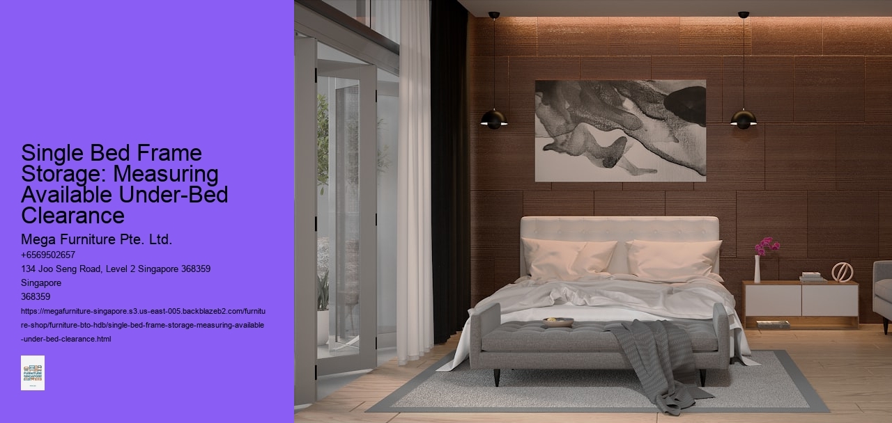 Single Bed Frame Storage: Measuring Available Under-Bed Clearance