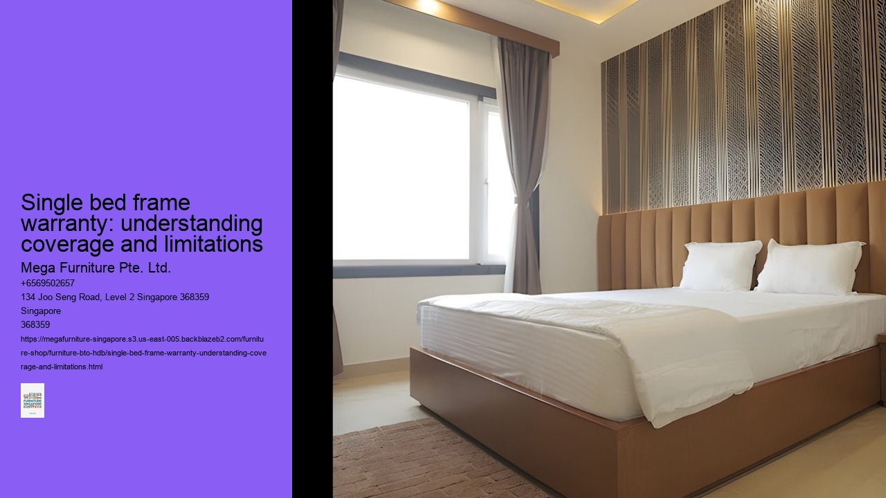 Single bed frame warranty: understanding coverage and limitations