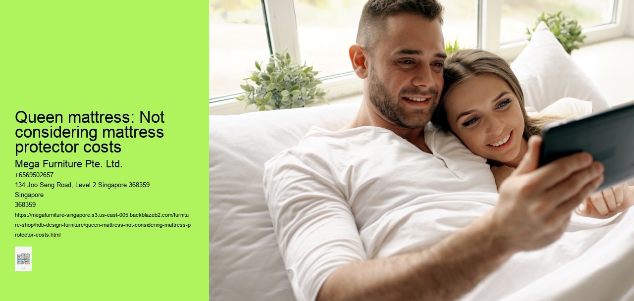 Queen mattress: Not considering mattress protector costs