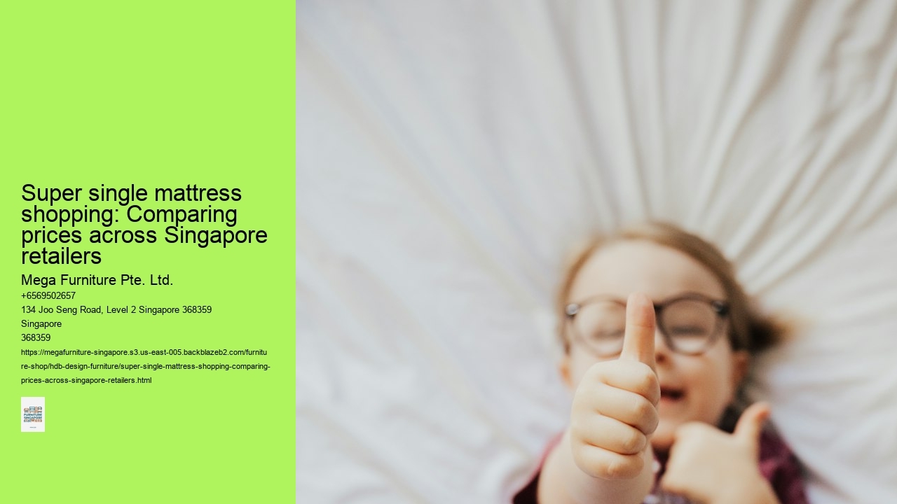 Super single mattress shopping: Comparing prices across Singapore retailers