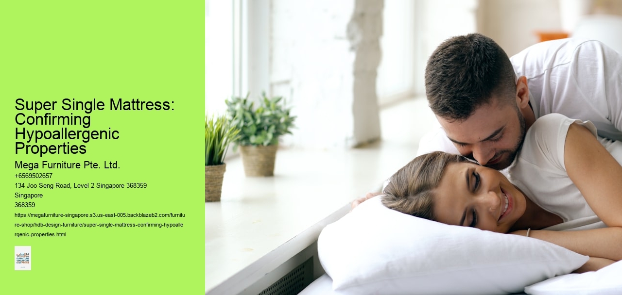 Super Single Mattress: Confirming Hypoallergenic Properties